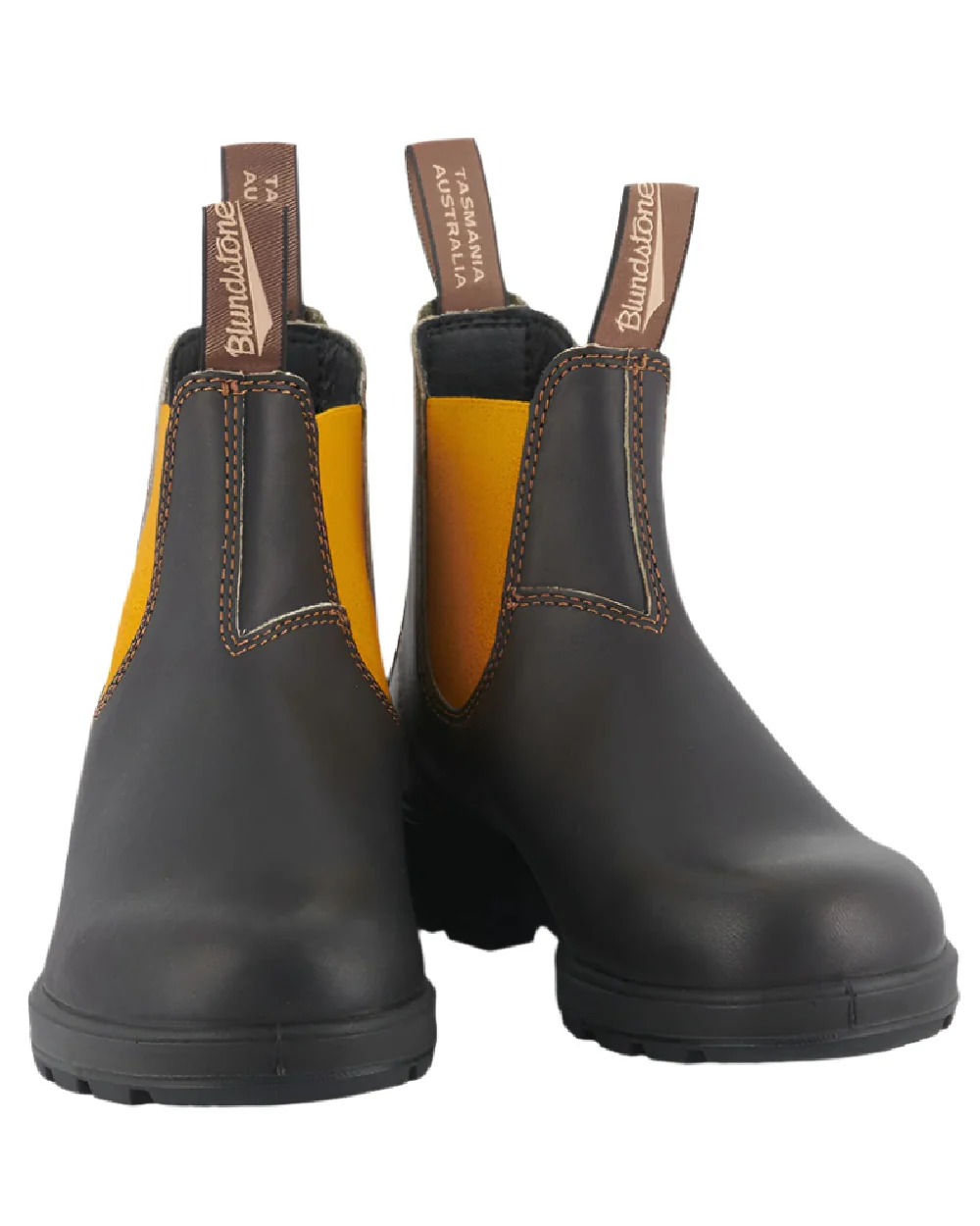 Blundstone 1919 Brown Mustard Chelsea Boots - Image 4