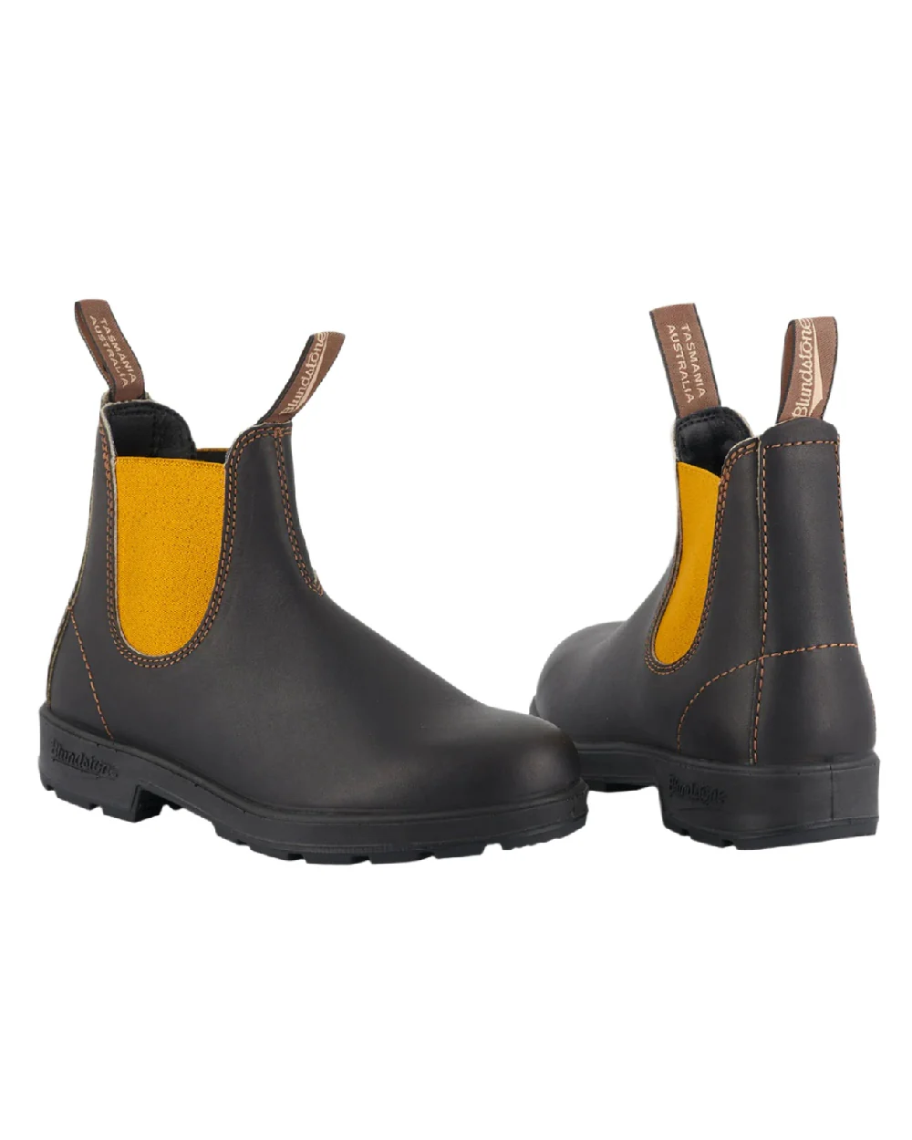 Blundstone 1919 Brown Mustard Chelsea Boots - Image 7