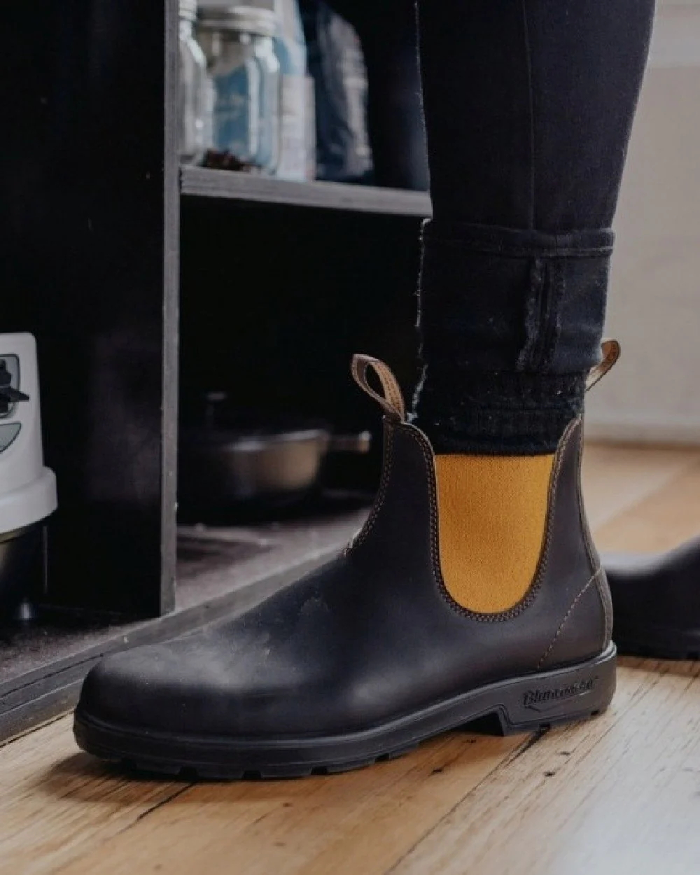 Blundstone 1919 Brown Mustard Chelsea Boots - Image 8