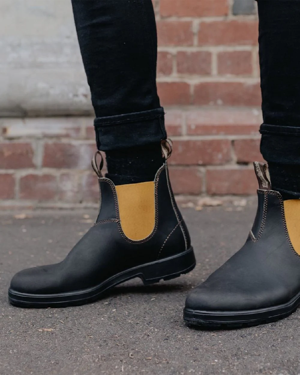 Blundstone 1919 Brown Mustard Chelsea Boots - Image 9