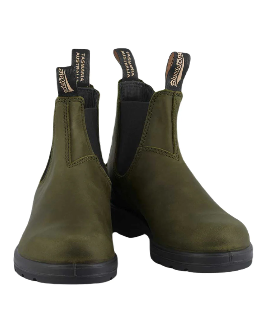 Blundstone 2052 Dark Green Leather Chelsea Boots - Image 3