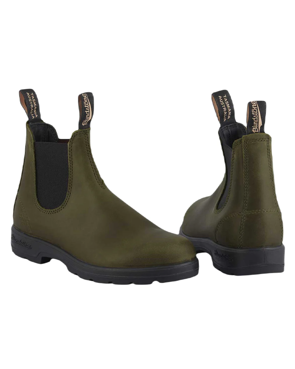 Blundstone 2052 Dark Green Leather Chelsea Boots - Image 4