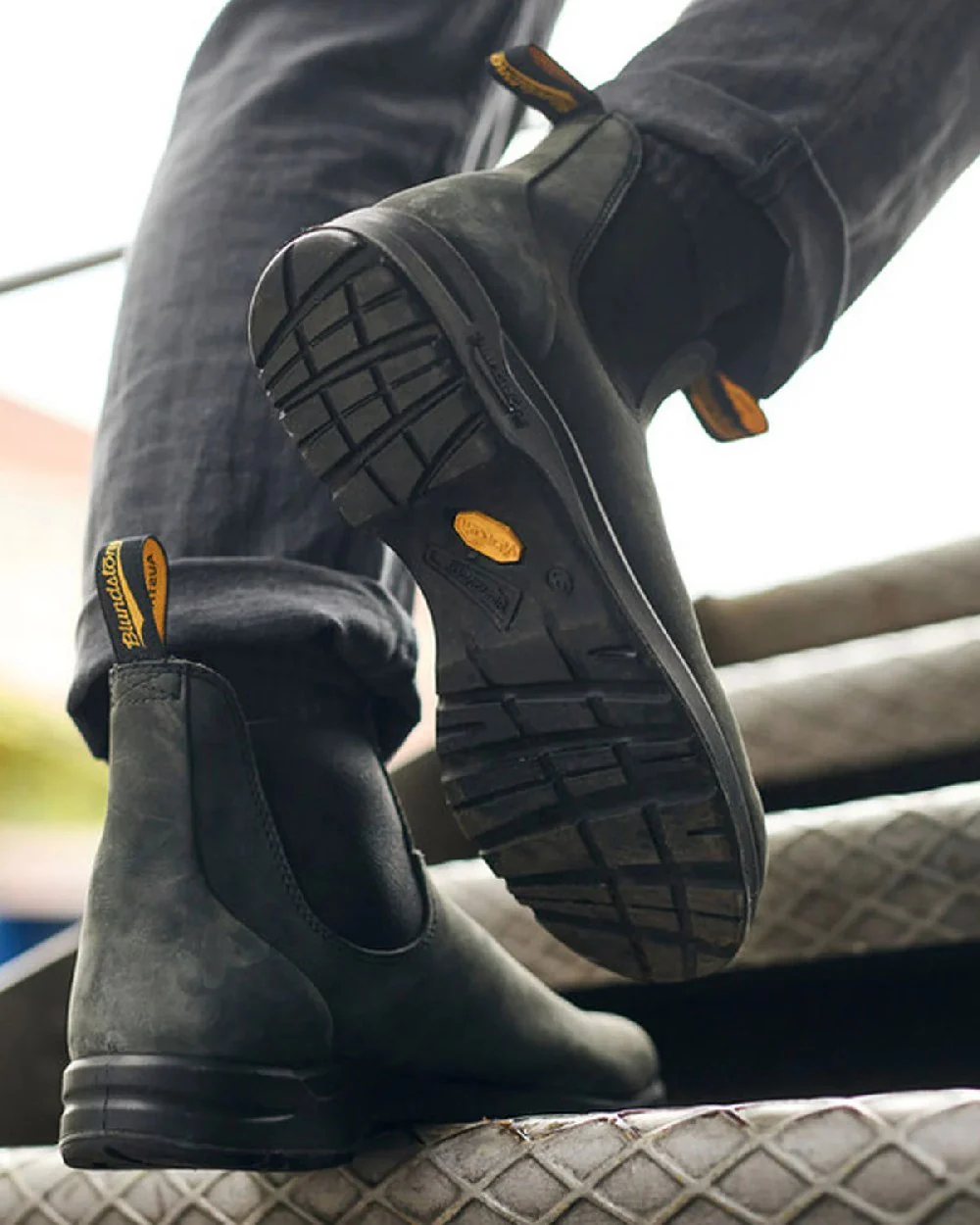 Blundstone 2055 Rustic Black Chelsea Boots - Image 8
