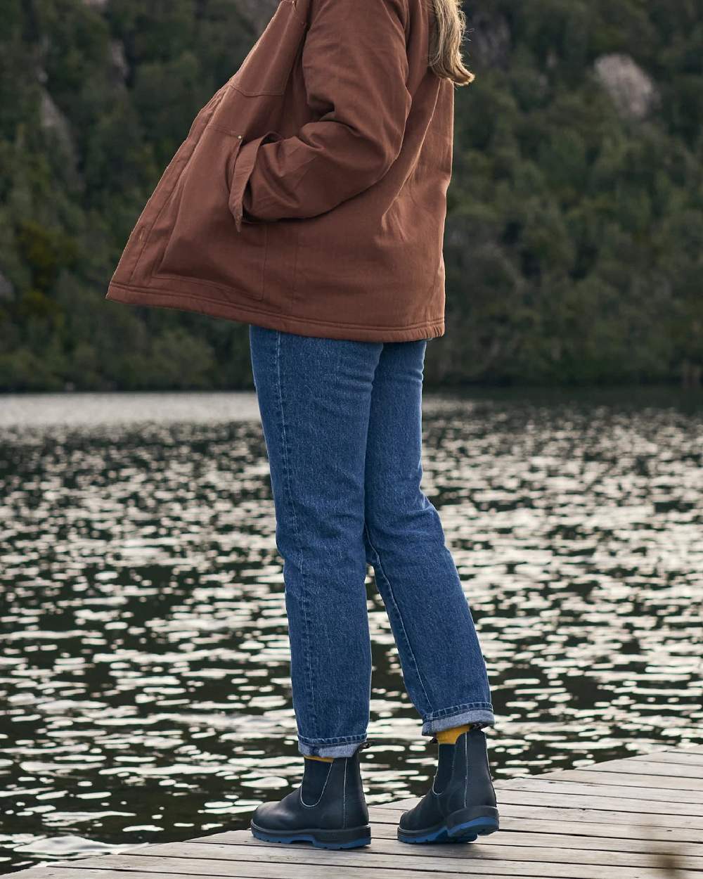 Blundstone 2343 Black Blue Chelsea Boots - Image 5