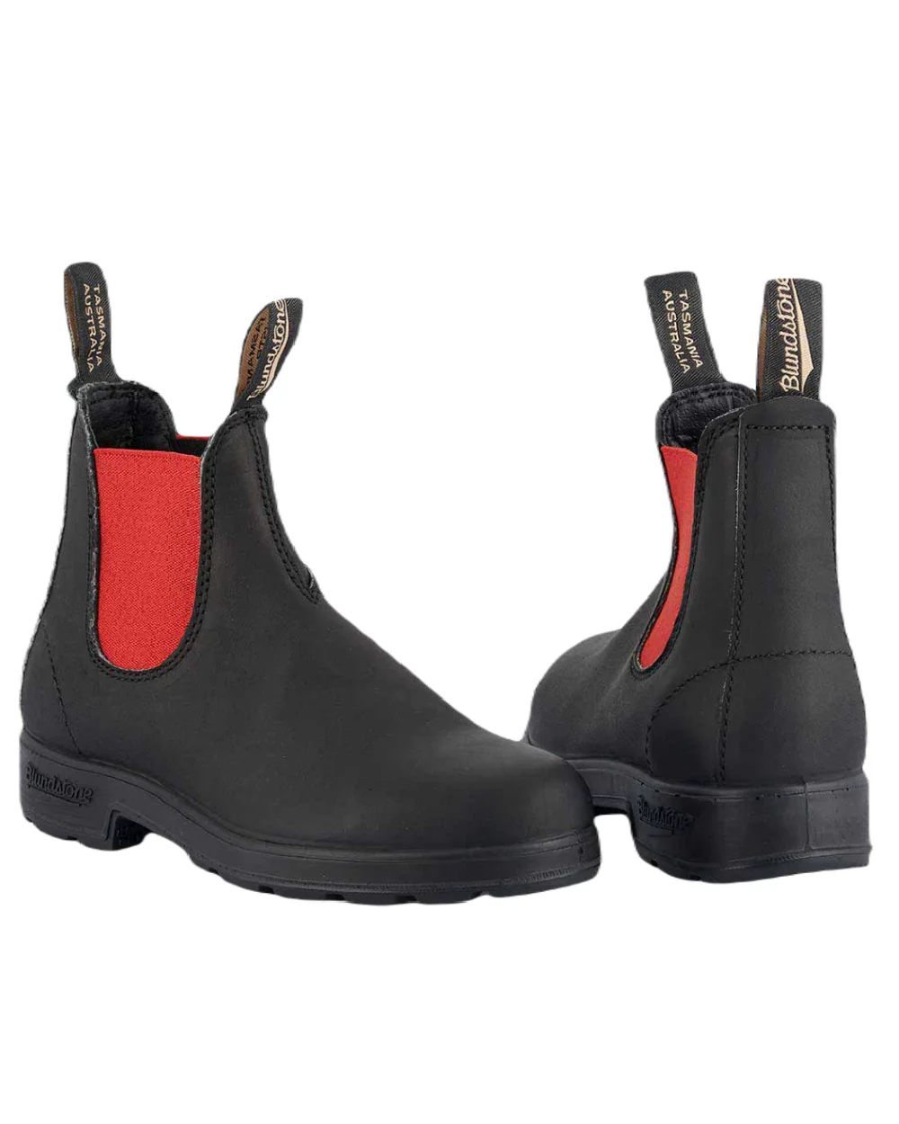 Blundstone 508 Black Red Chelsea Boots - Image 4