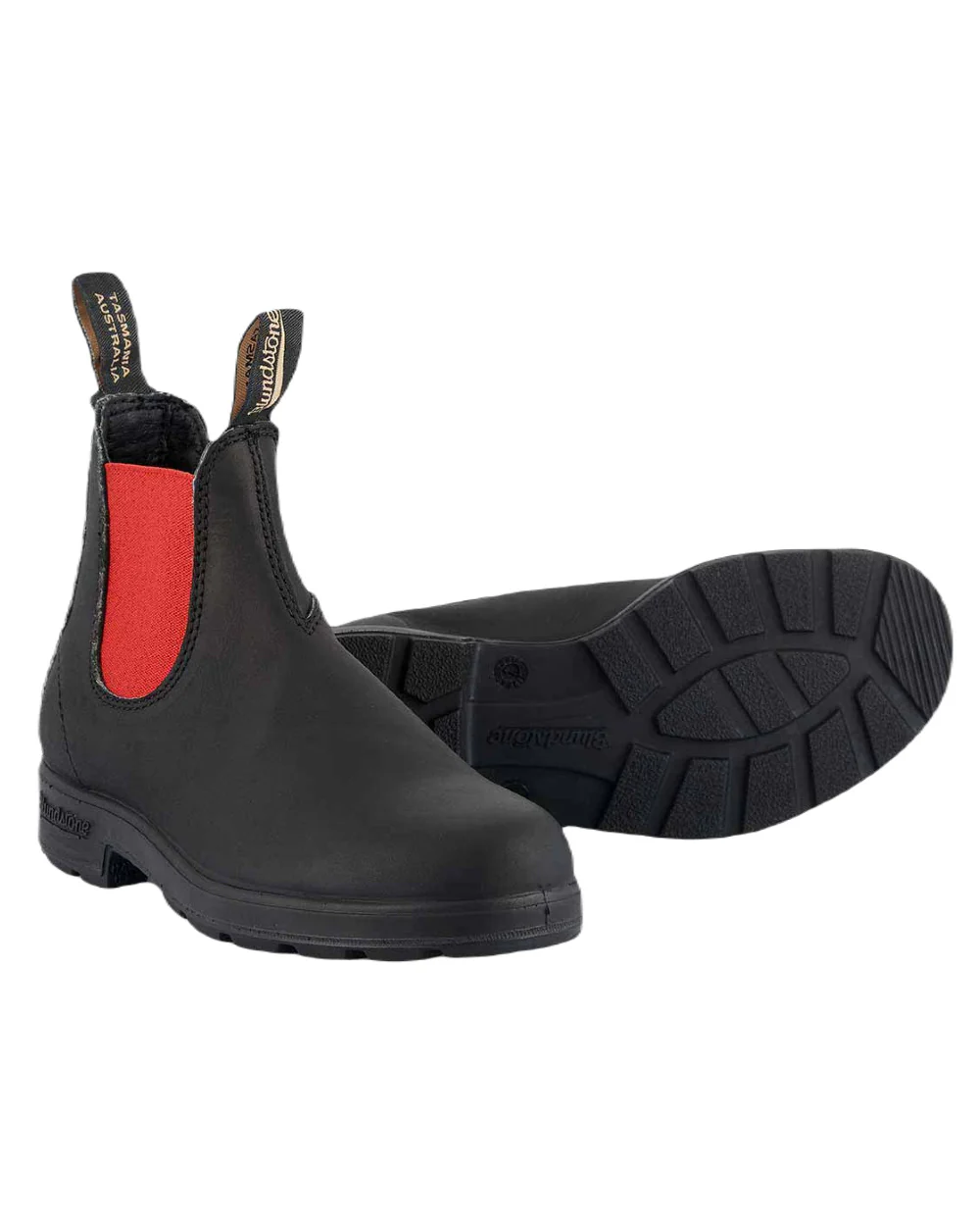 Blundstone 508 Black Red Chelsea Boots - Image 5