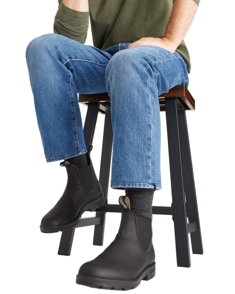 Blundstone 510 Original Black Leather Chelsea Boots - Image 4
