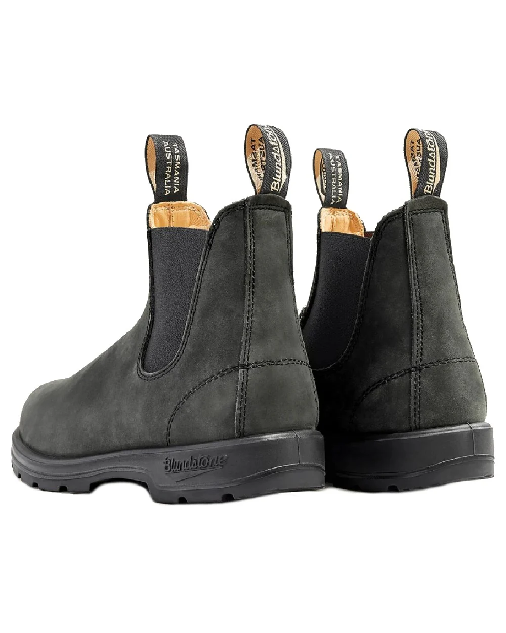 Blundstone 587 Rustic Black Leather Chelsea Boots - Image 9