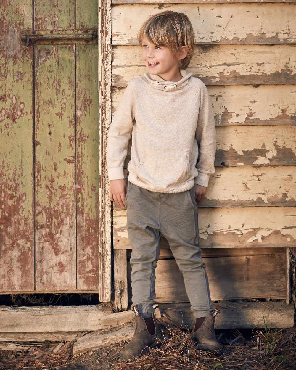 Blundstone Childrens 565 Rustic Brown Chelsea Boots - Image 3