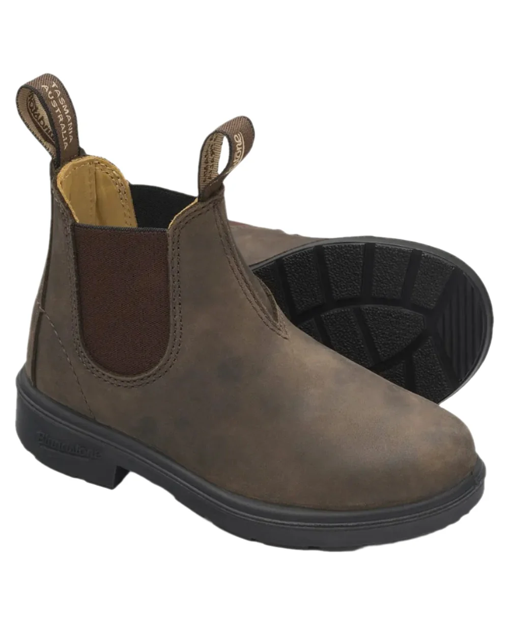 Blundstone Childrens 565 Rustic Brown Chelsea Boots - Image 4