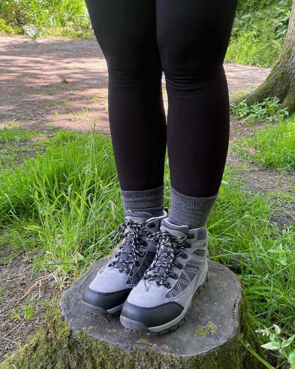 Bramble Womens Hiker Bamboo Footbed Socks Triple Pack - Image 3