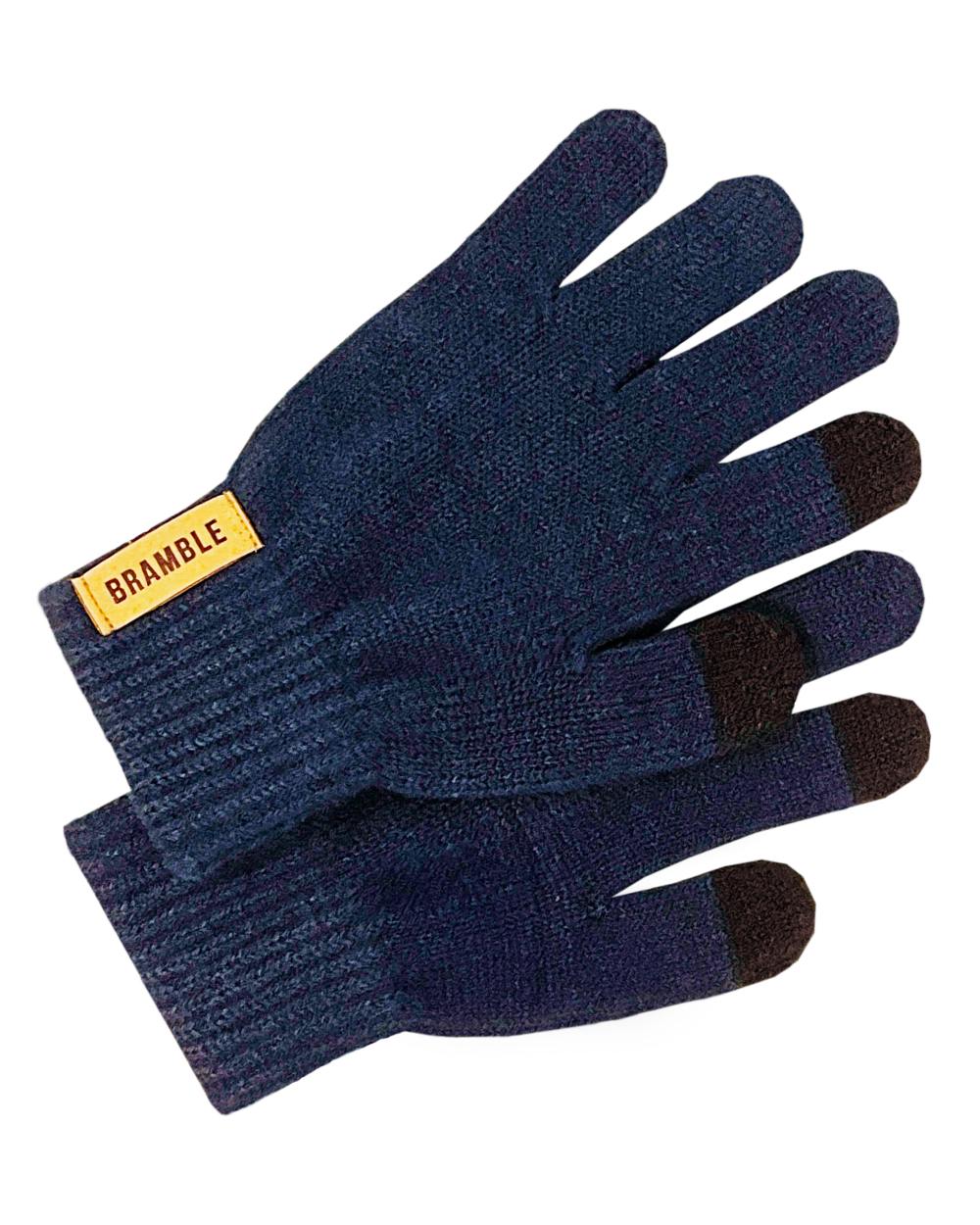 Bramble Womens Three Piece Ribbed Hat Gloves Scarf Set - Image 5