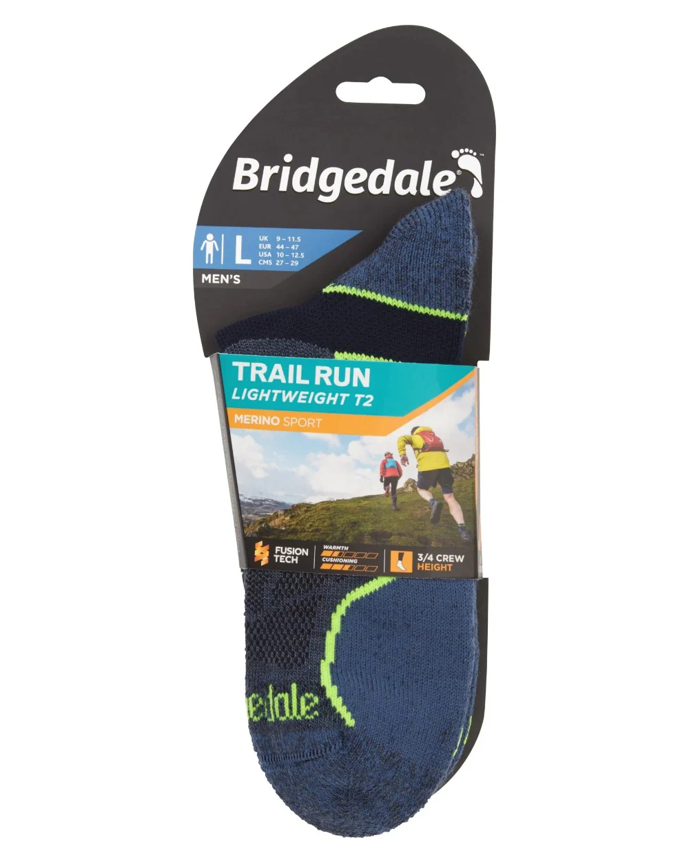 Bridgedale Lightweight T2 Merino Sport 3/4 Crew Socks - Image 11