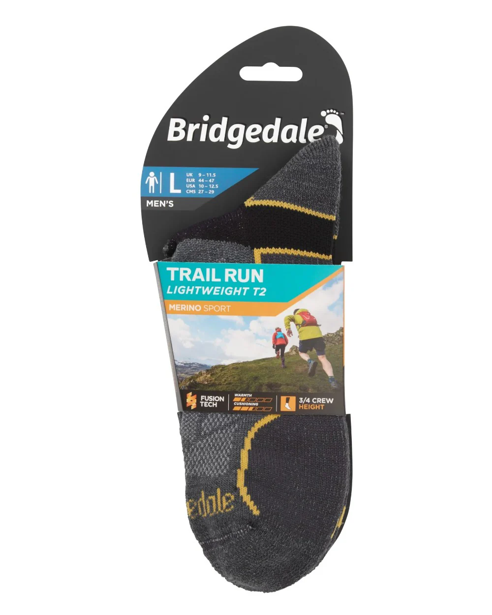 Bridgedale Lightweight T2 Merino Sport 3/4 Crew Socks - Image 15