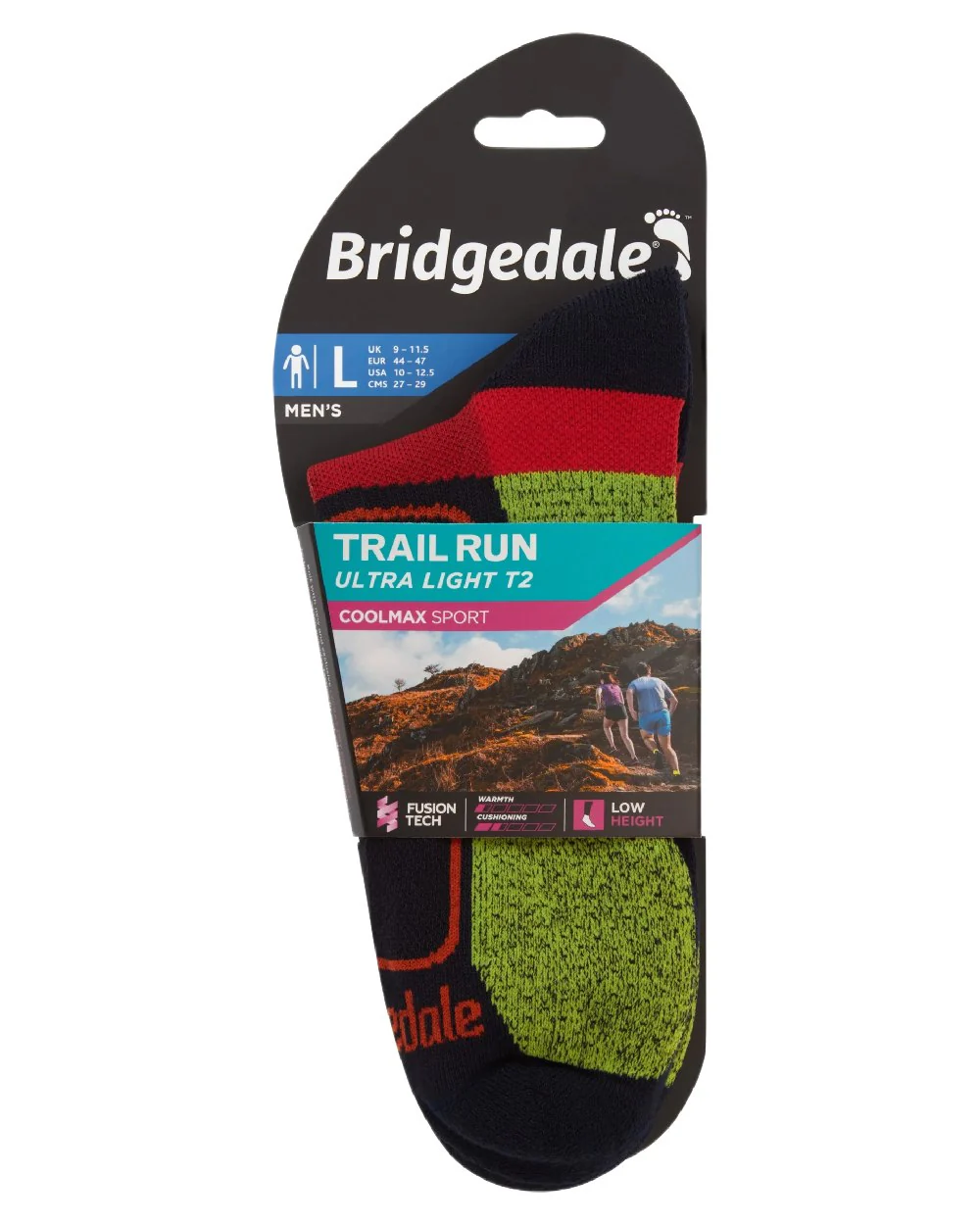 Bridgedale Mens Ultra Light T2 Coolmax Sport Low Socks - Image 8