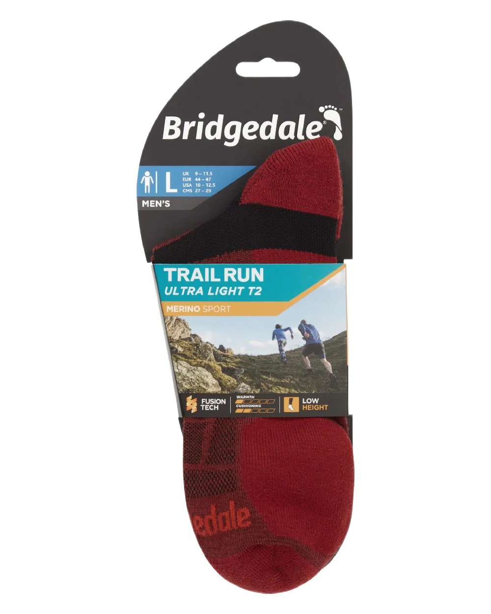 Bridgedale Mens Ultra Light T2 Merino Sport Low Socks - Image 12