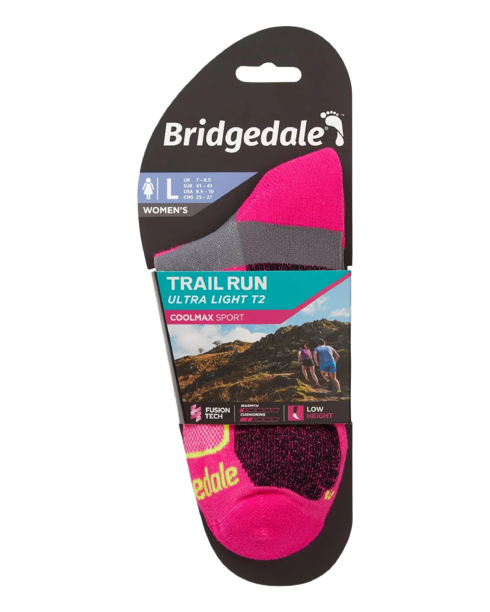 Bridgedale Womens Ultra Light T2 Coolmax Sport Low Socks - Image 11