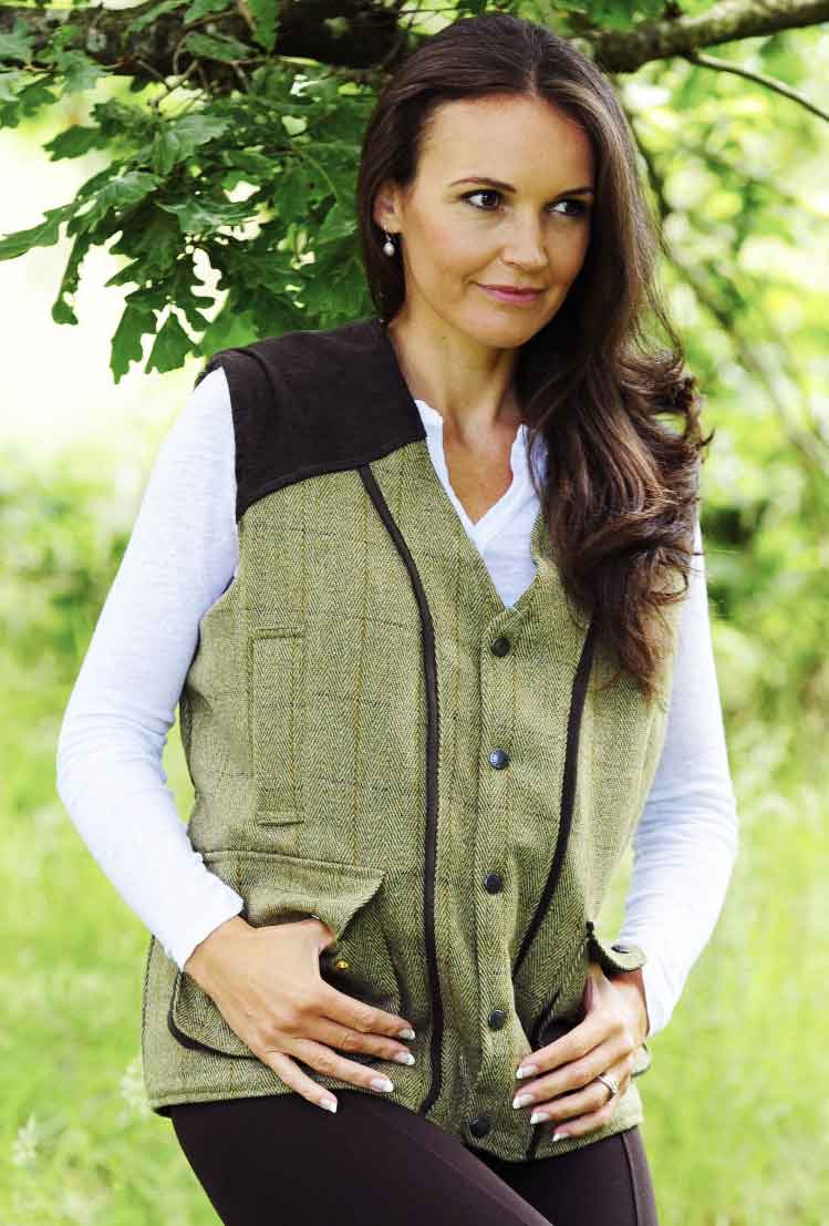 Bronte Derby Tweed Field Waistcoat - Image 4