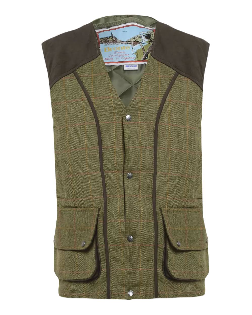 Bronte Derby Tweed Field Waistcoat - Image 5