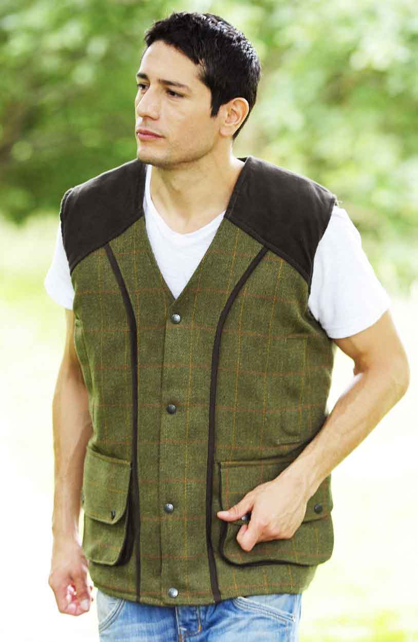 Bronte Derby Tweed Field Waistcoat - Image 7