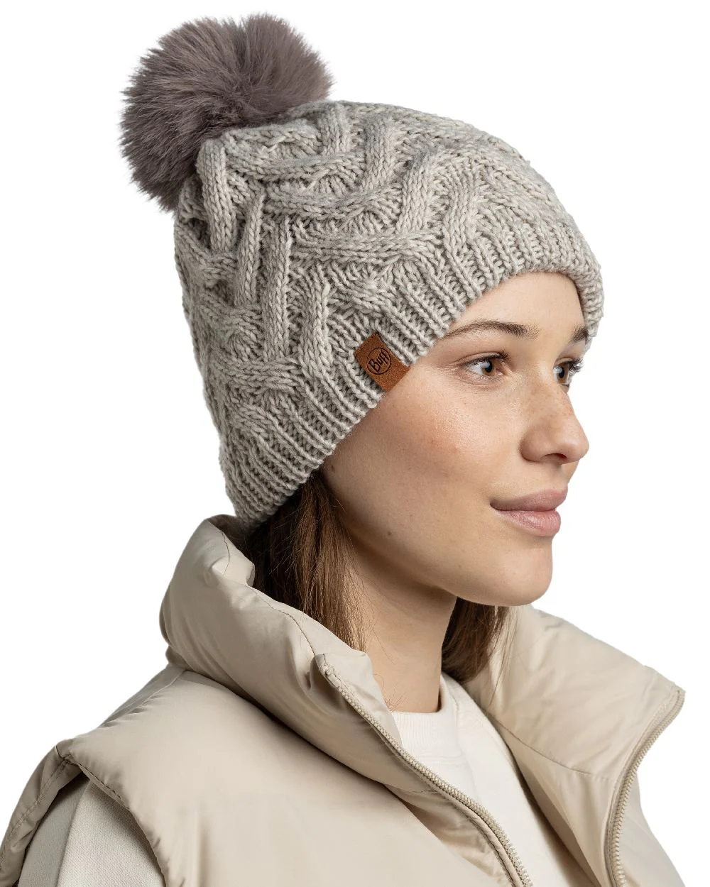 Buff Caryn Knitted And Fleece Band Beanie - Image 11
