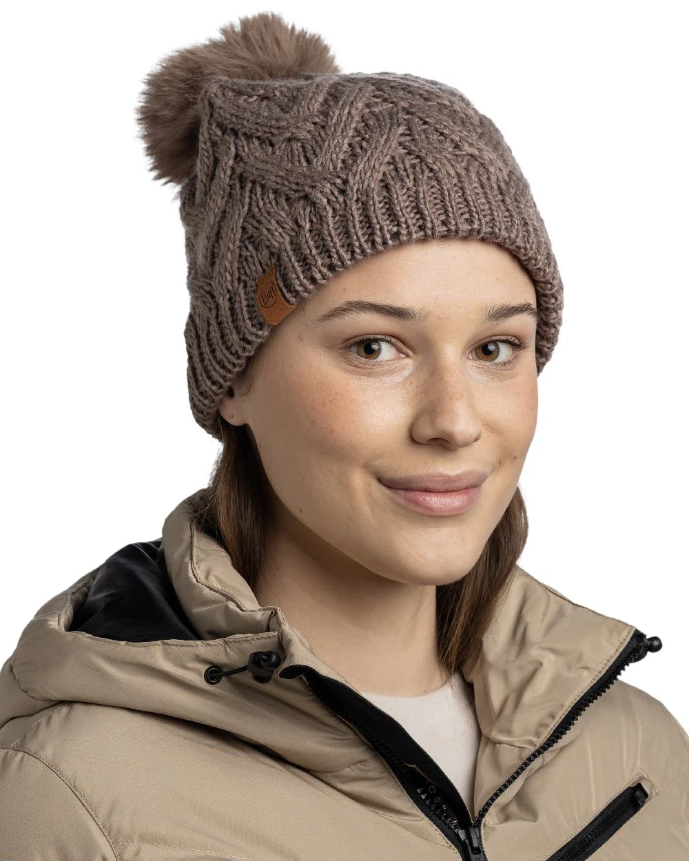Buff Caryn Knitted And Fleece Band Beanie - Image 7