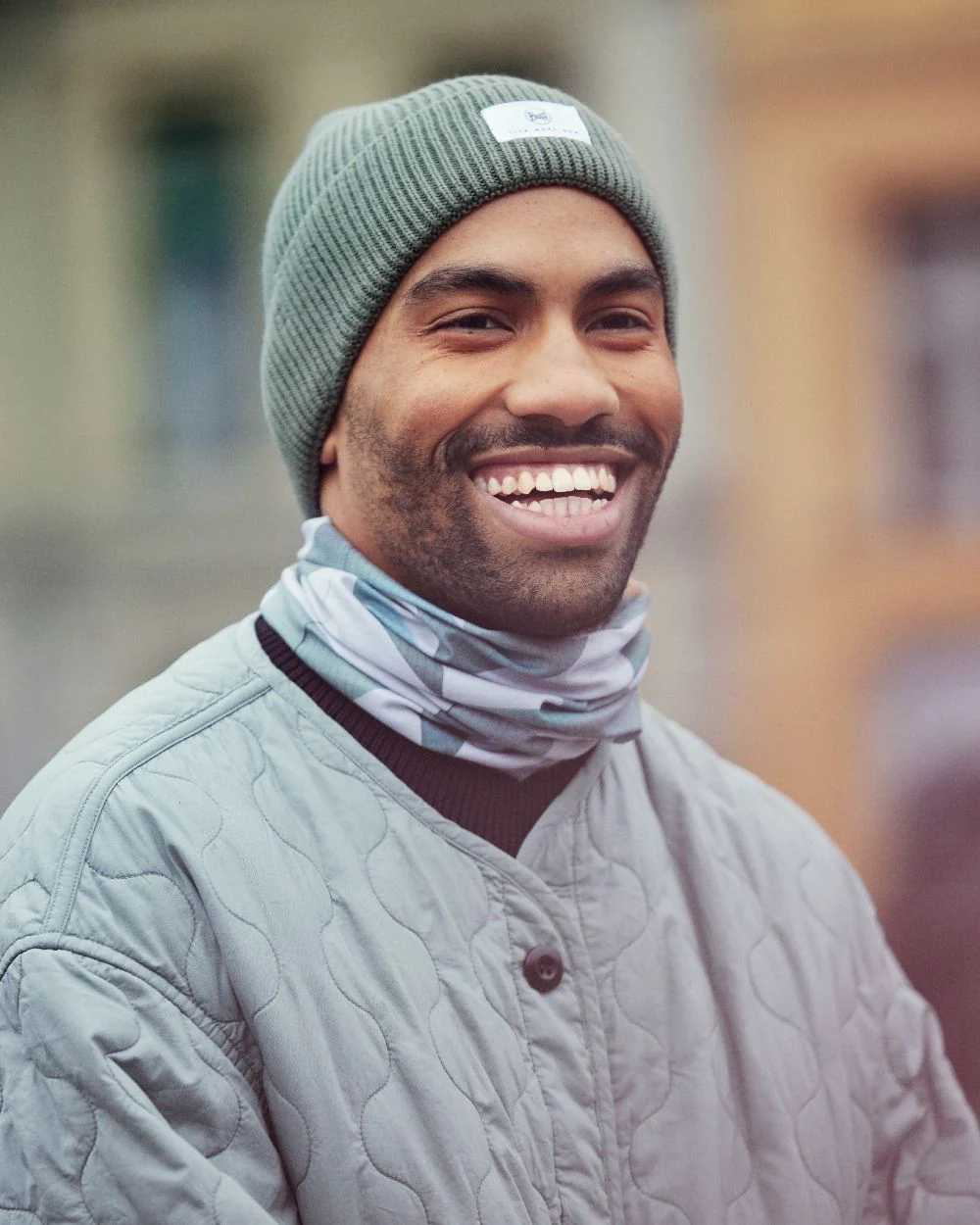 Buff Drisk Knitted Beanie - Image 2
