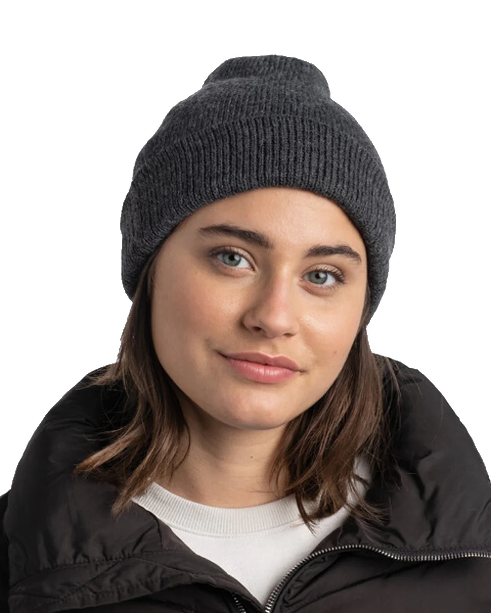 Buff Jarn Knitted Beanie - Image 2