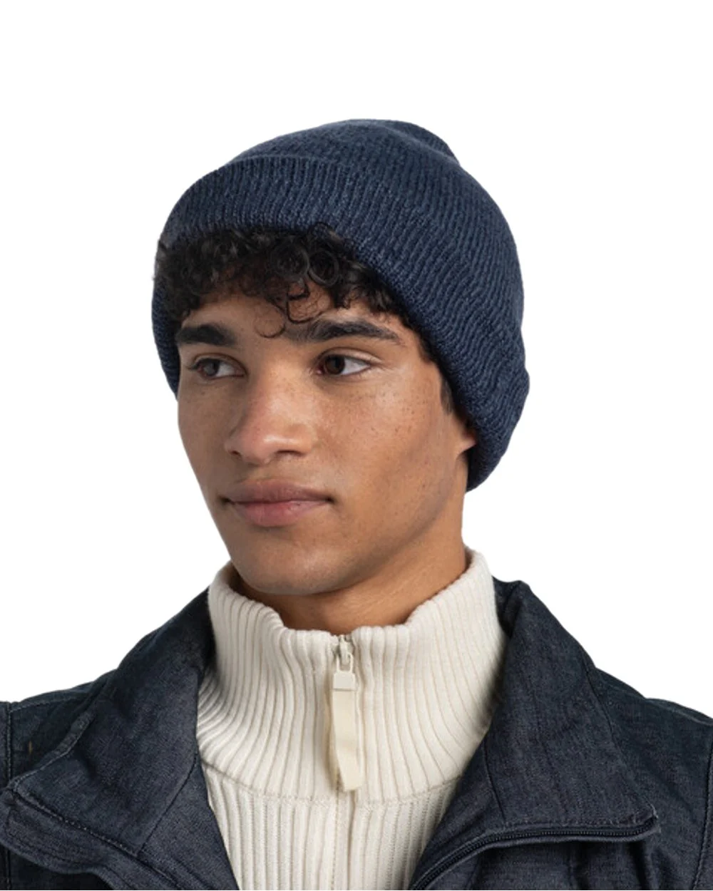 Buff Jarn Knitted Beanie - Image 7