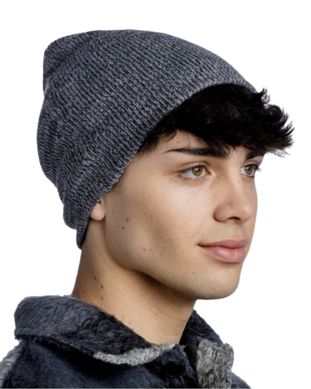 Buff Jarn Knitted Beanie - Image 9
