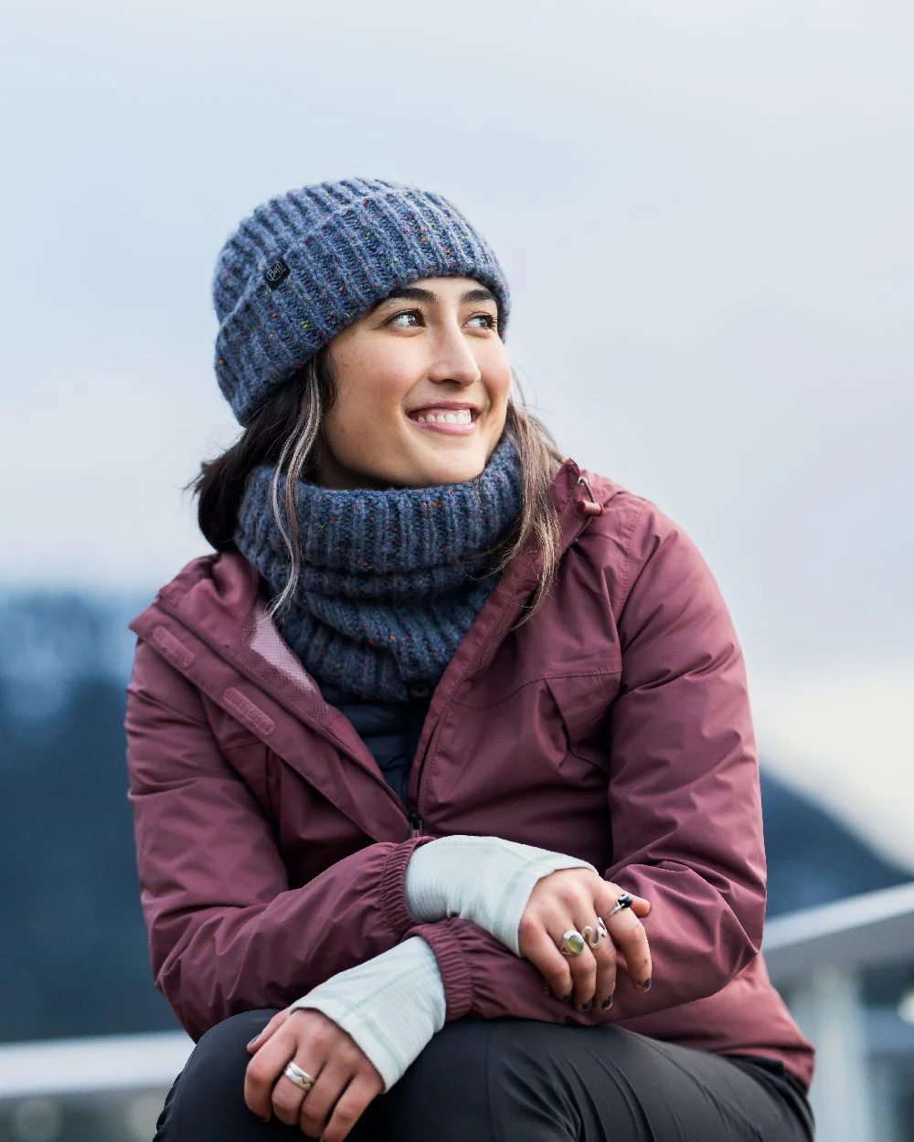 Buff Kim Knitted Fleece Neckwarmer - Image 3