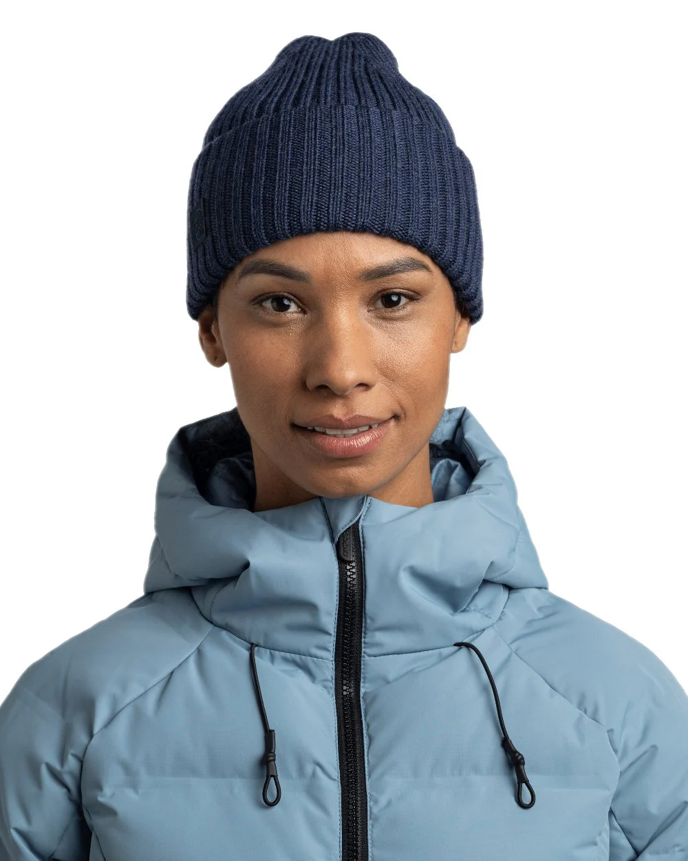 Buff Knitted Erviny Beanie - Image 2