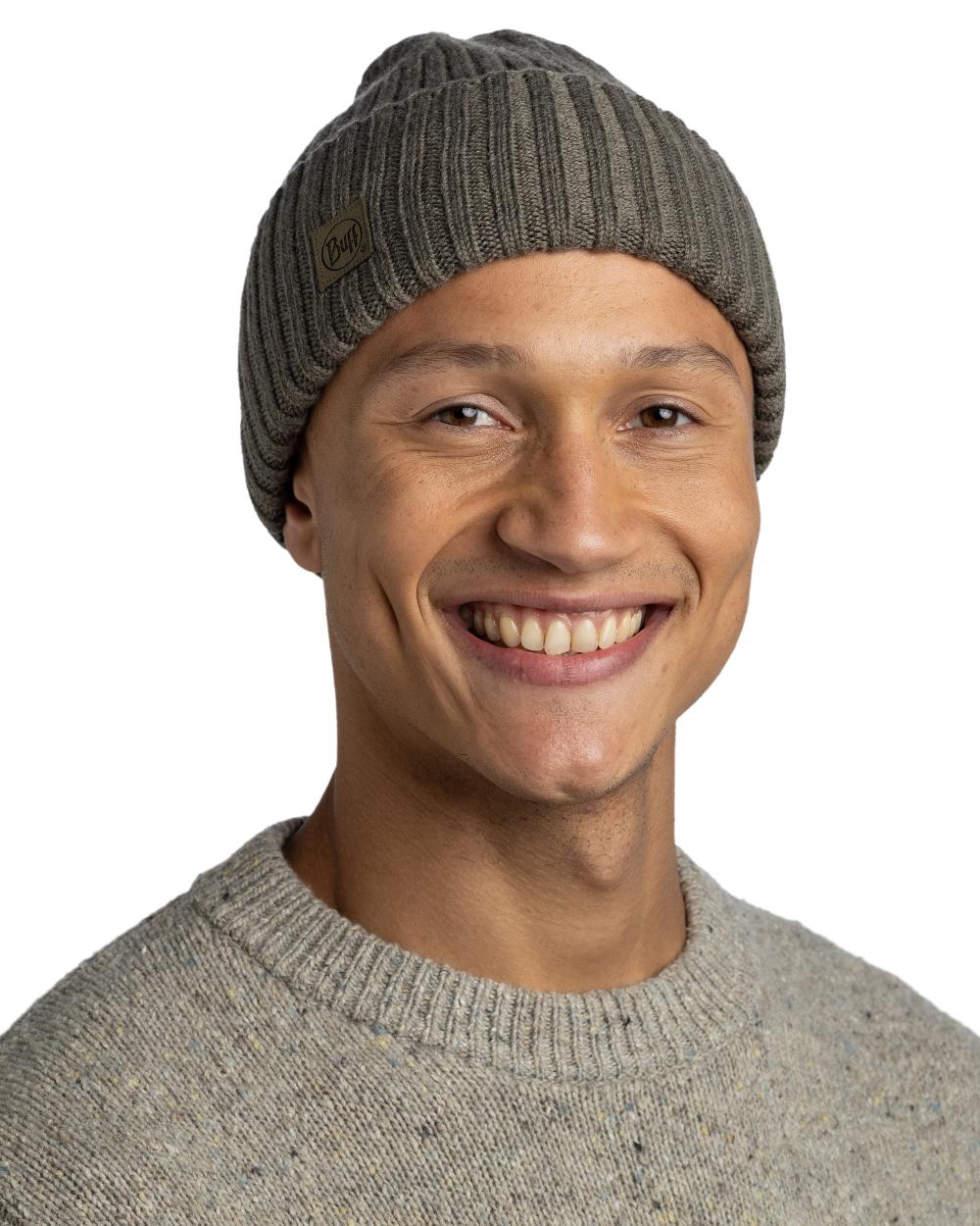 Buff Knitted Erviny Beanie - Image 5