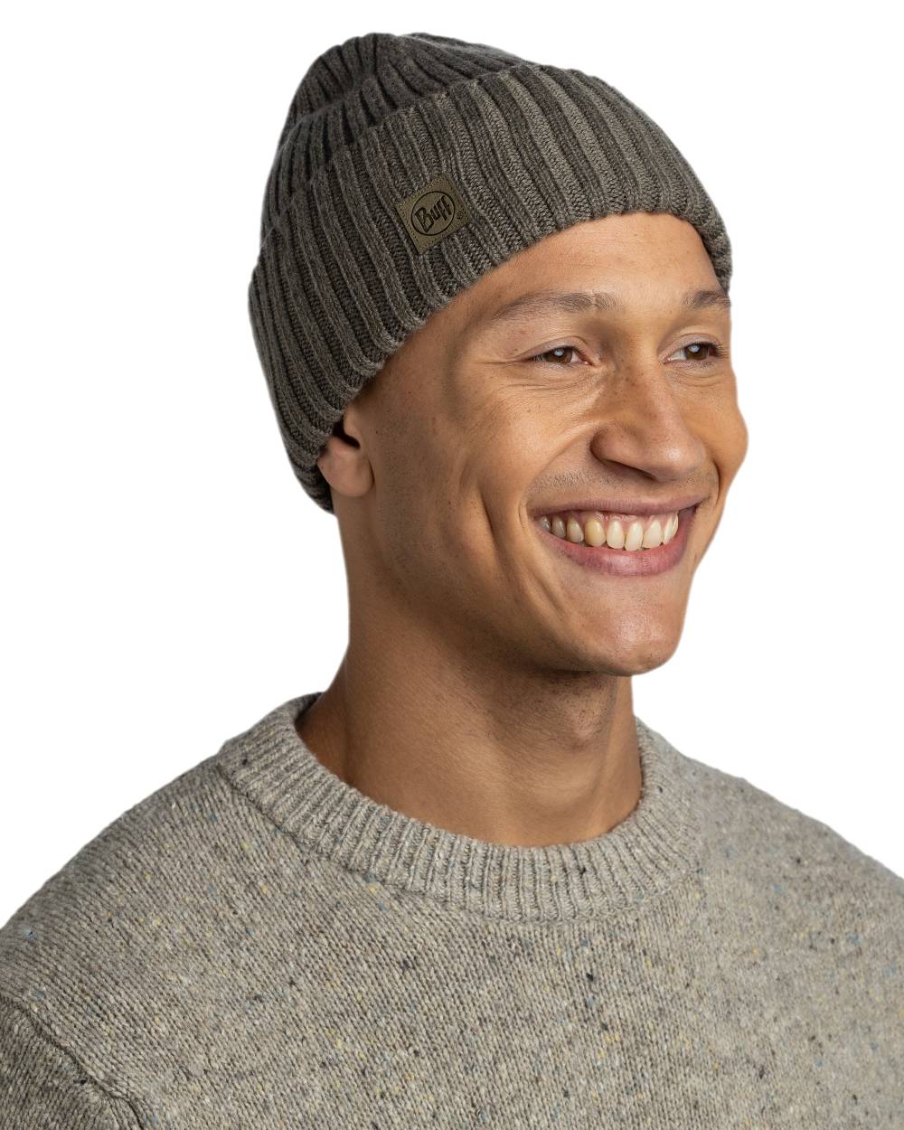 Buff Knitted Erviny Beanie - Image 6