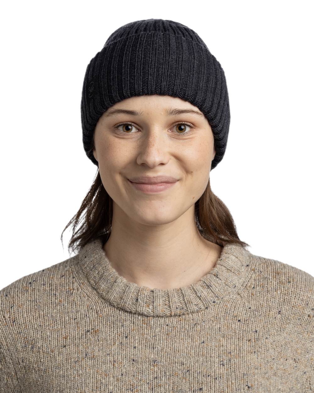 Buff Knitted Erviny Beanie - Image 9