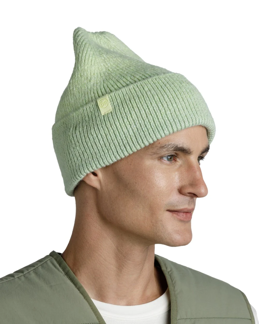 Buff Knitted Marin Beanie - Image 15