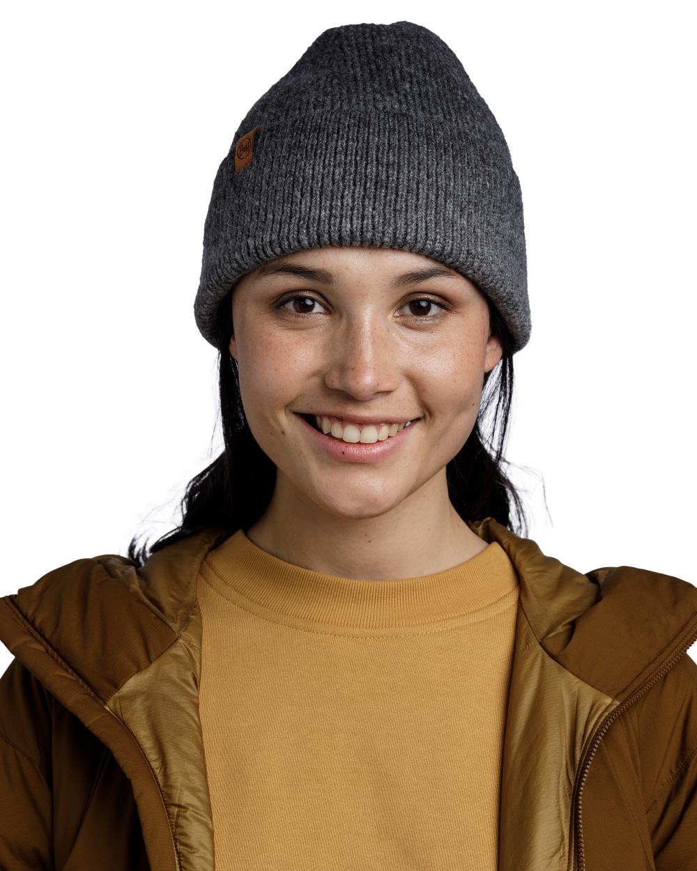 Buff Knitted Marin Beanie - Image 2