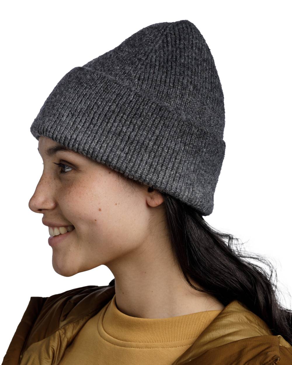 Buff Knitted Marin Beanie - Image 3