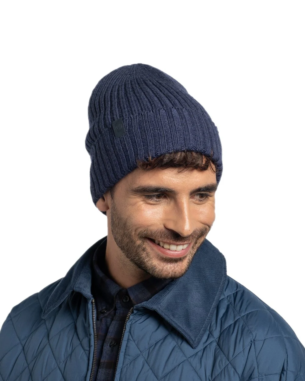 Buff Knitted Norval Beanie - Image 10
