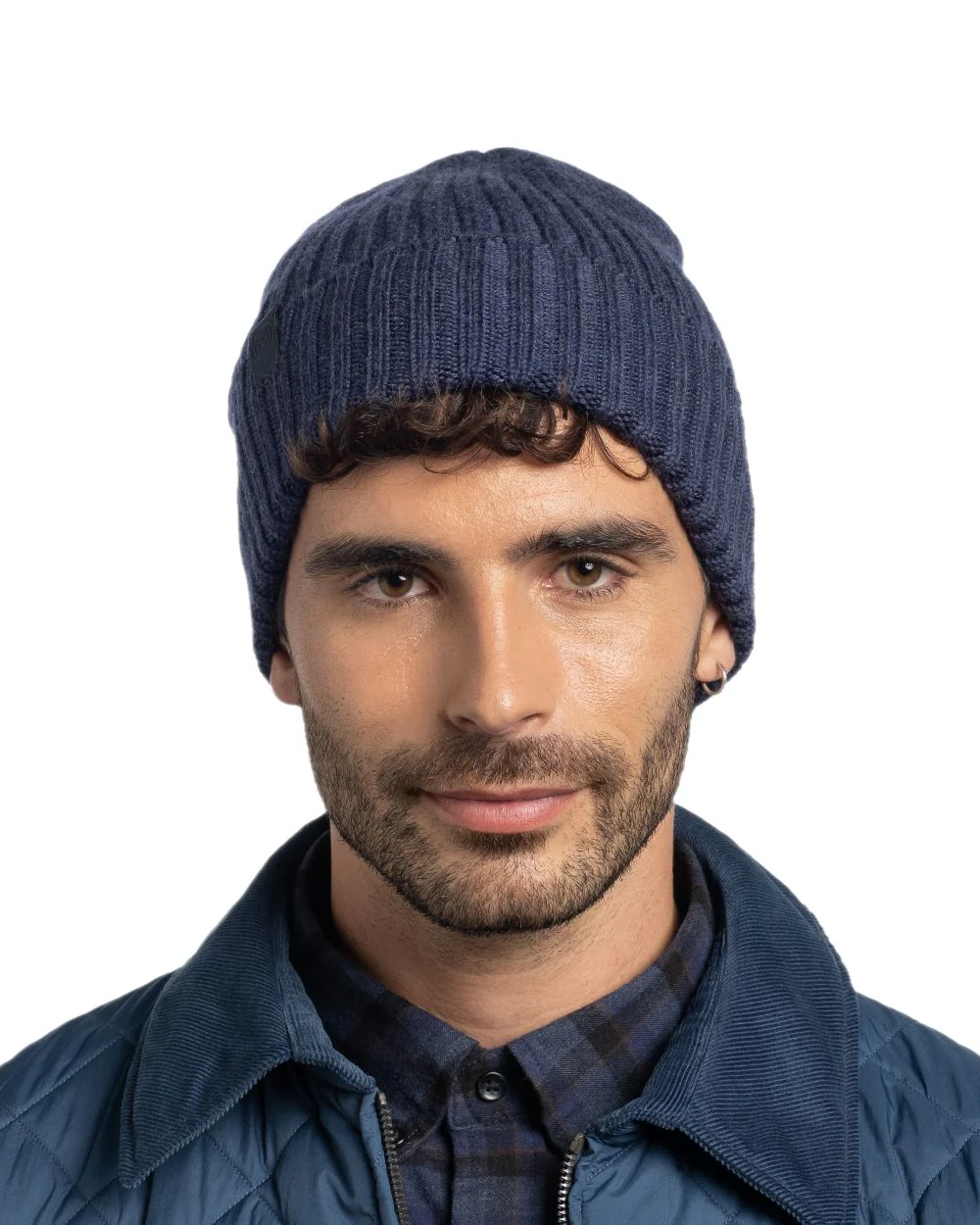 Buff Knitted Norval Beanie - Image 23