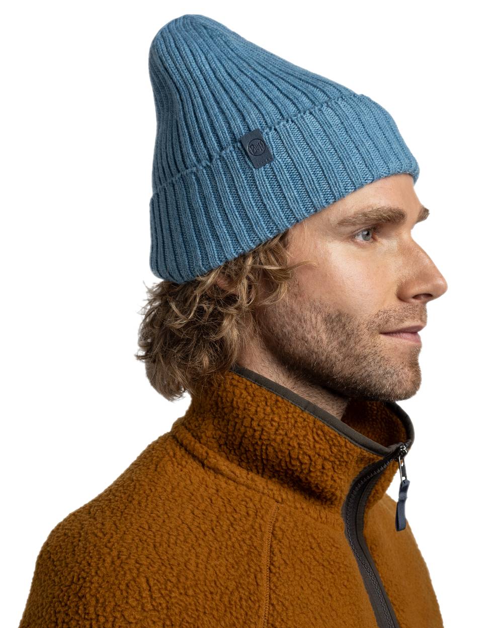 Buff Knitted Norval Beanie - Image 32