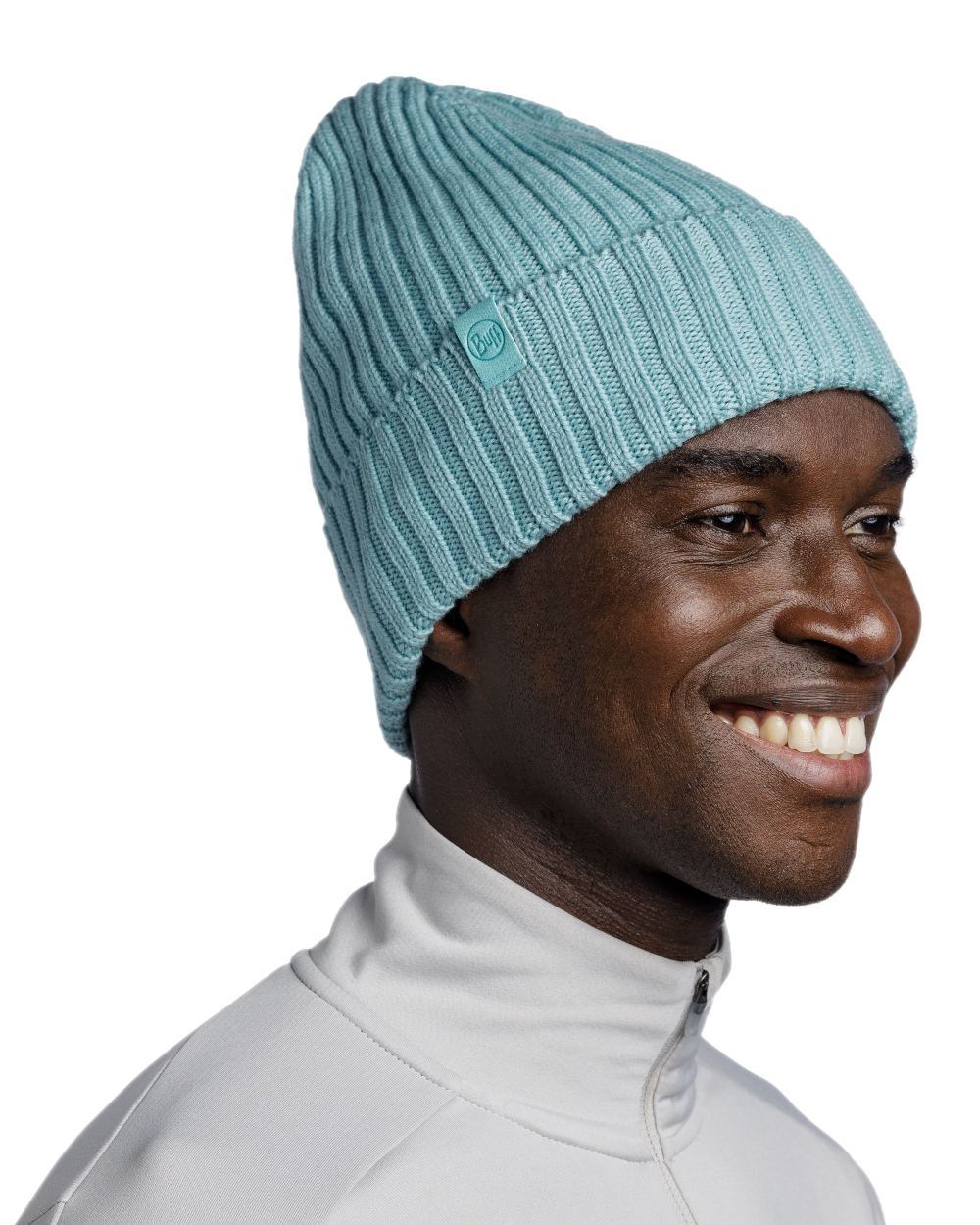 Buff Knitted Norval Beanie - Image 8