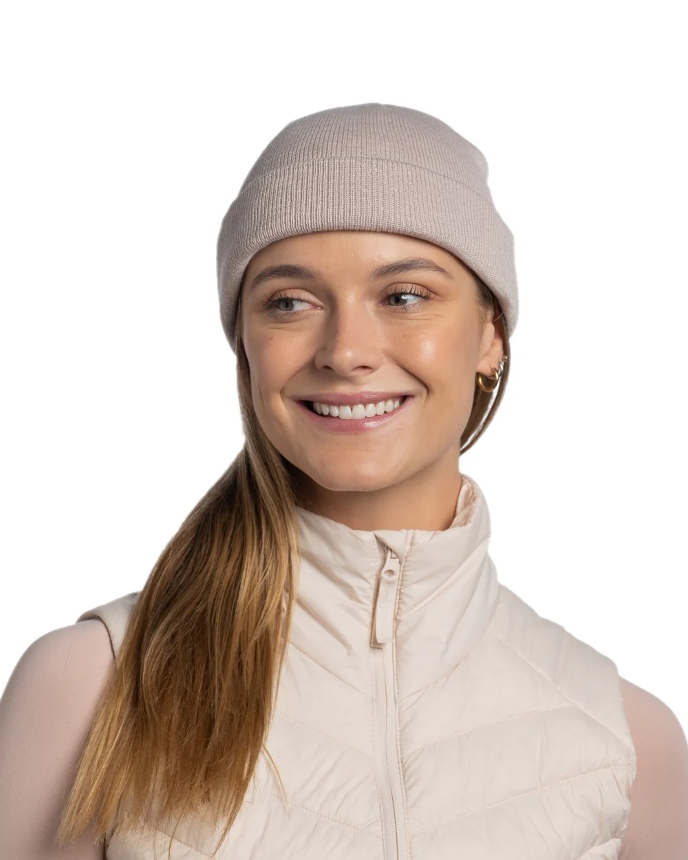 Buff Lilon Fisherman Knitted Beanie - Image 6