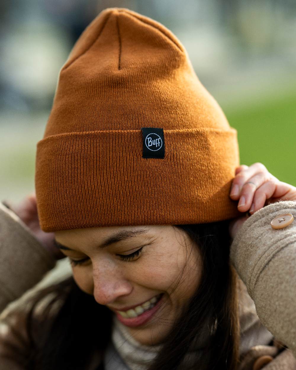 Buff Lilon Knitted Beanie - Image 13