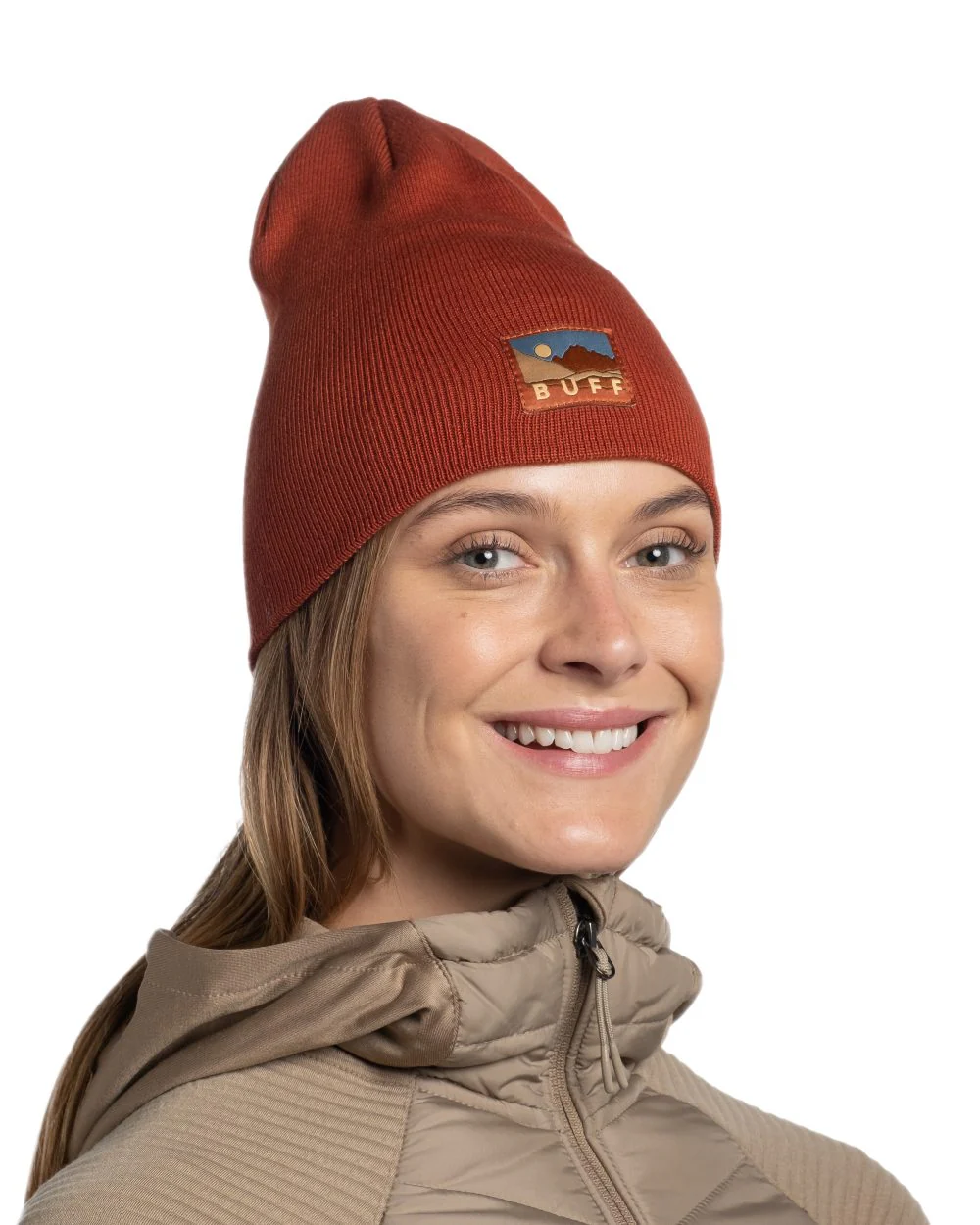 Buff Lilon Knitted Long Beanie - Image 13