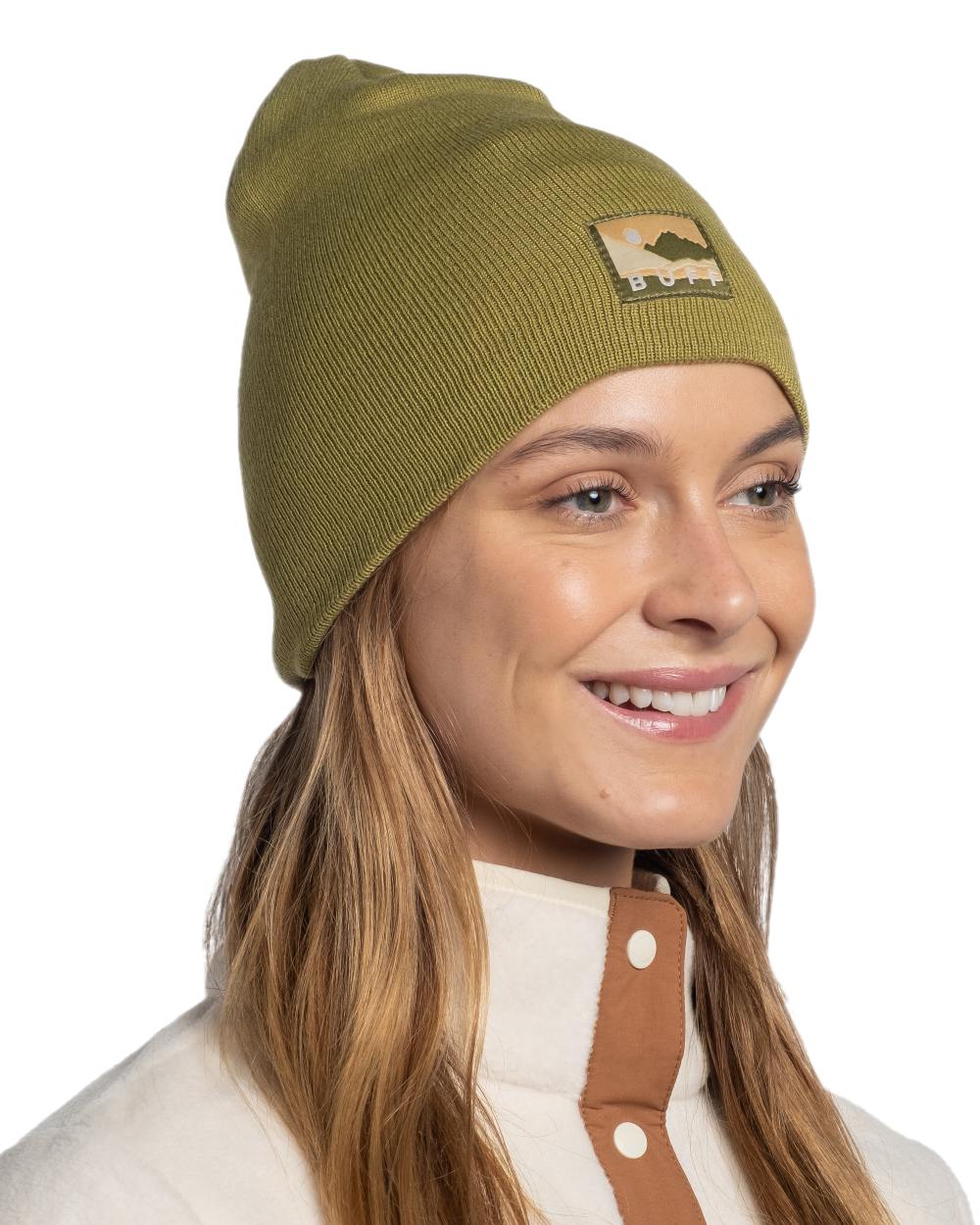 Buff Lilon Knitted Long Beanie - Image 21