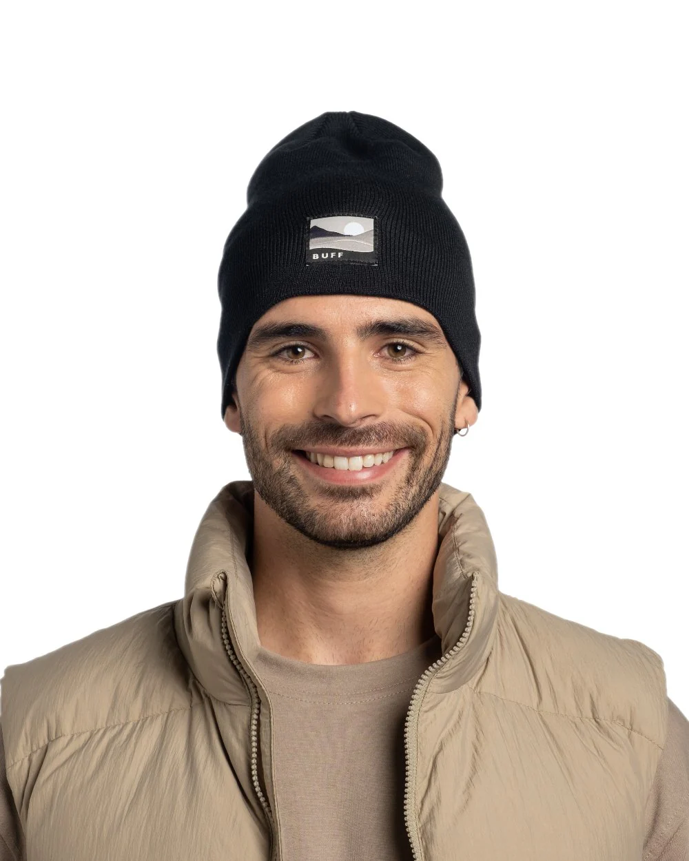Buff Lilon Knitted Long Beanie - Image 7