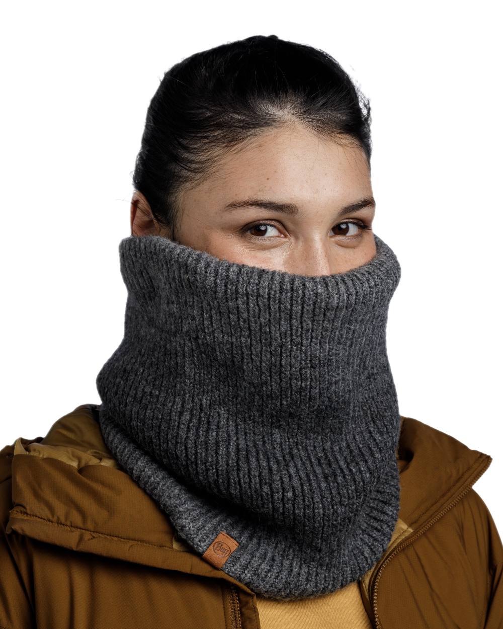 Buff Marin Knitted Polar Neck Warmer - Image 6