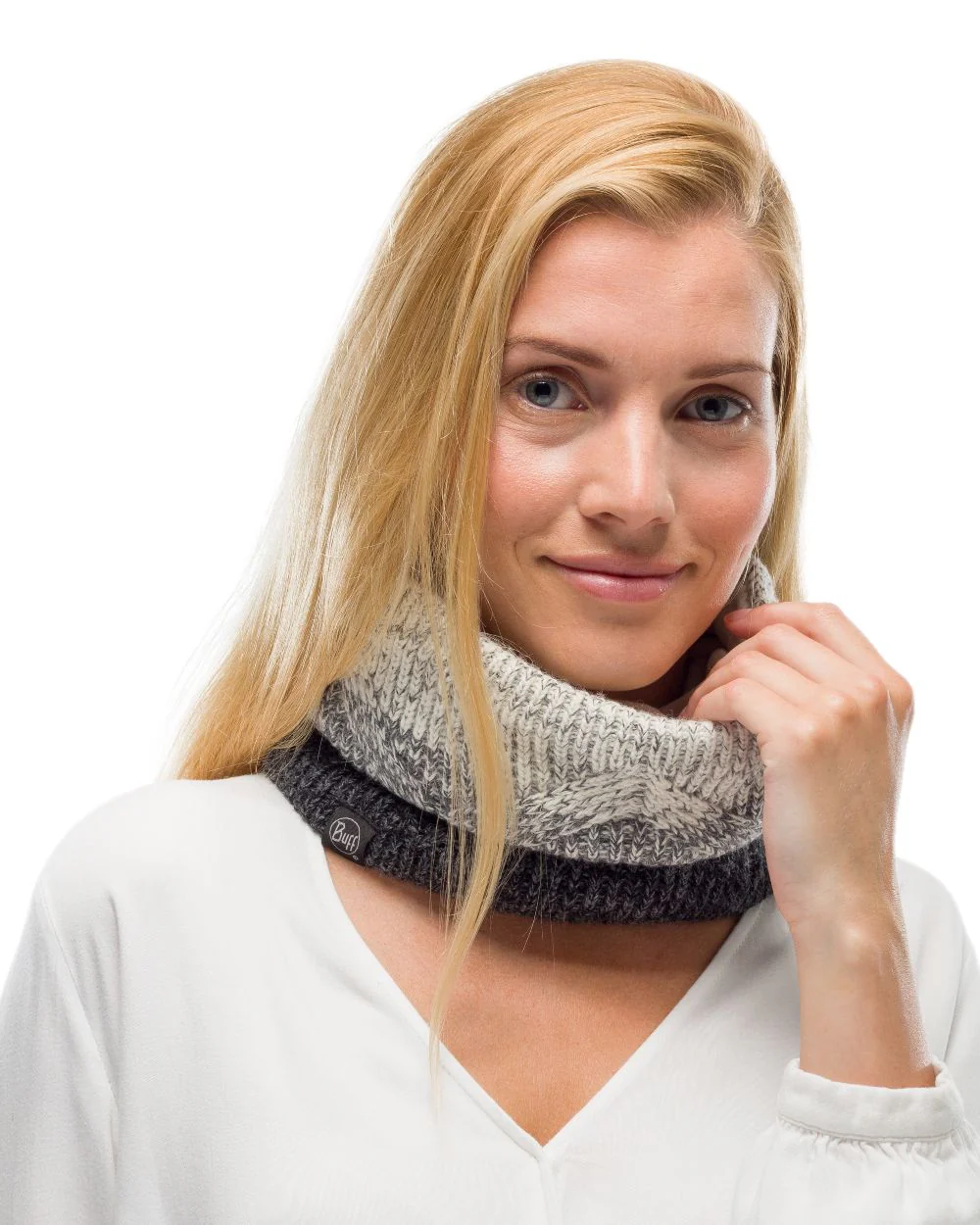 Buff Masha Knitted Polar Neck Warmer - Image 2