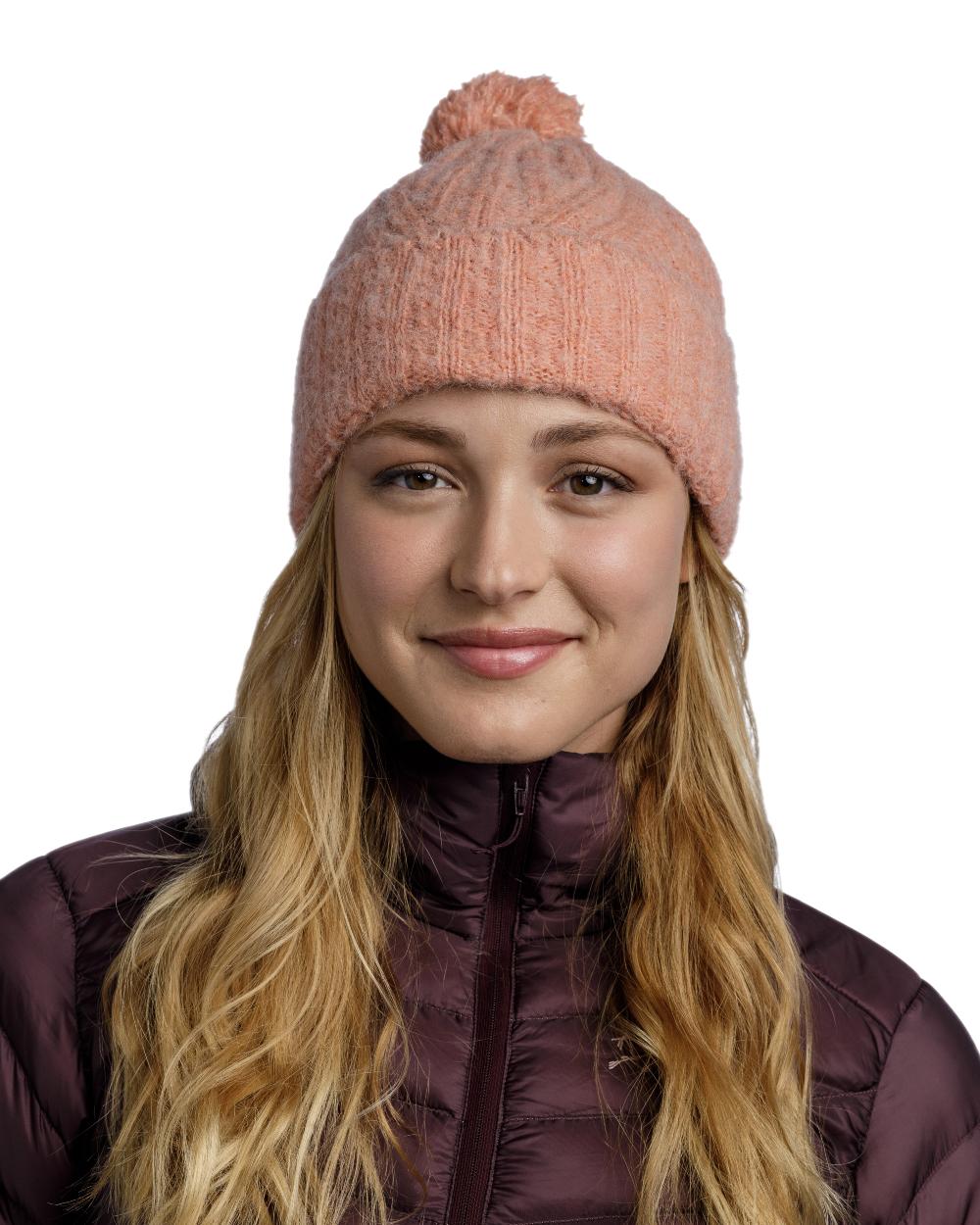 Buff Nerla Knitted Beanie - Image 3